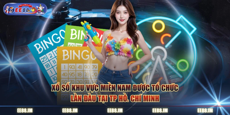 Xổ số khu vực miền nam được tổ chức lần đầu tại TP Hồ. Chí Minh